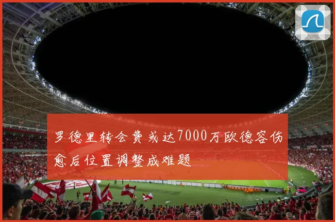 罗德里转会费或达7000万欧德容伤愈后位置调整成难题